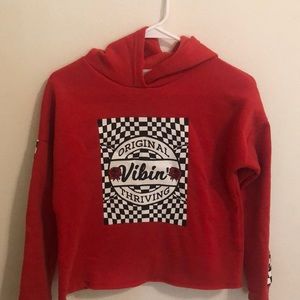 Red hoodie